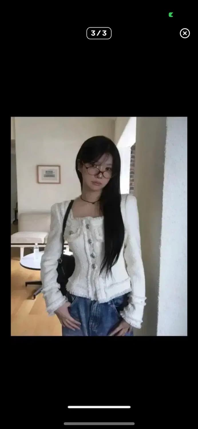 모디무드 트위드 자켓 2사이즈 새상품 상품이미지3