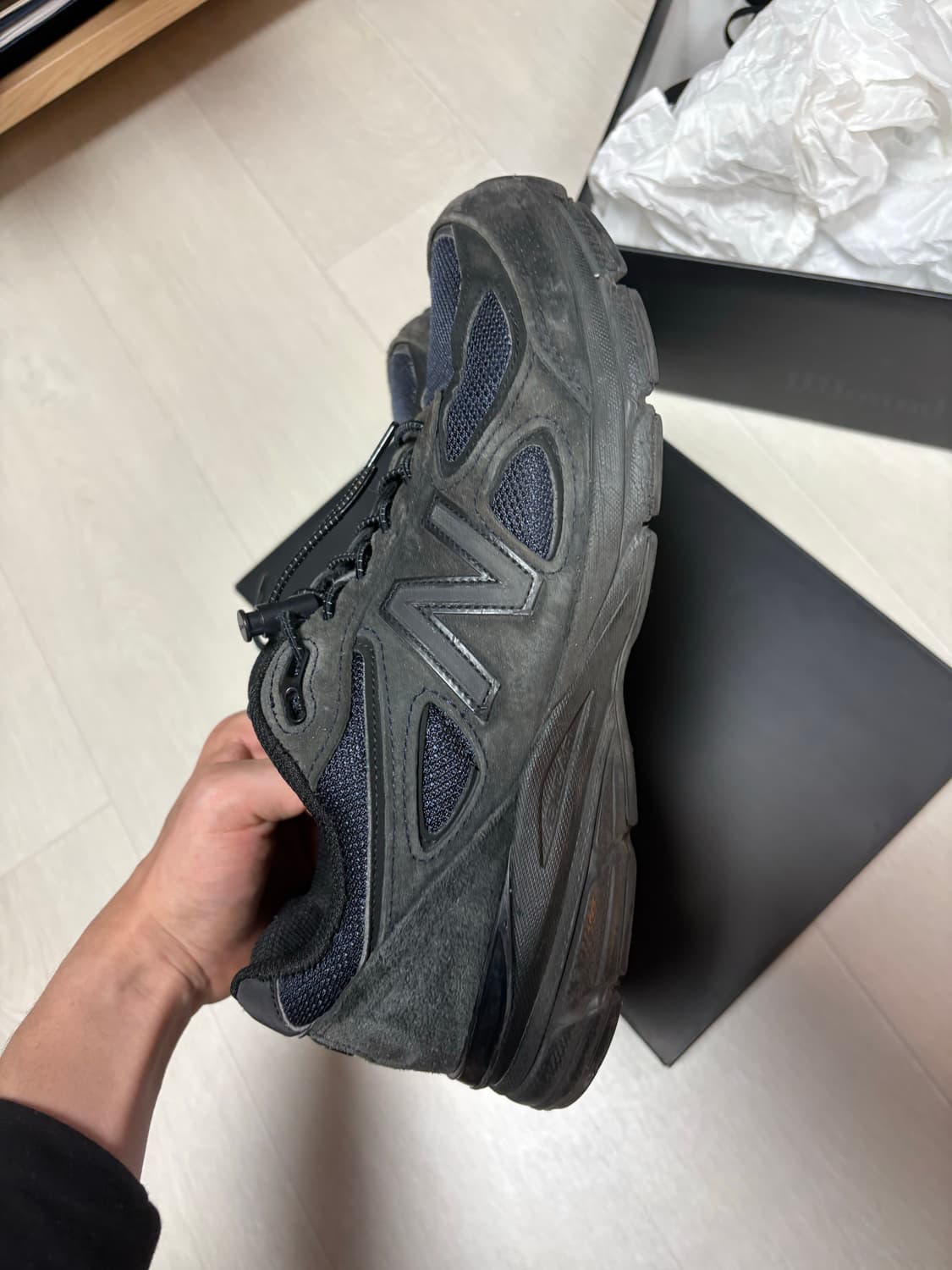 뉴발란스 자운드 990 v4 275 네이비 상품이미지4