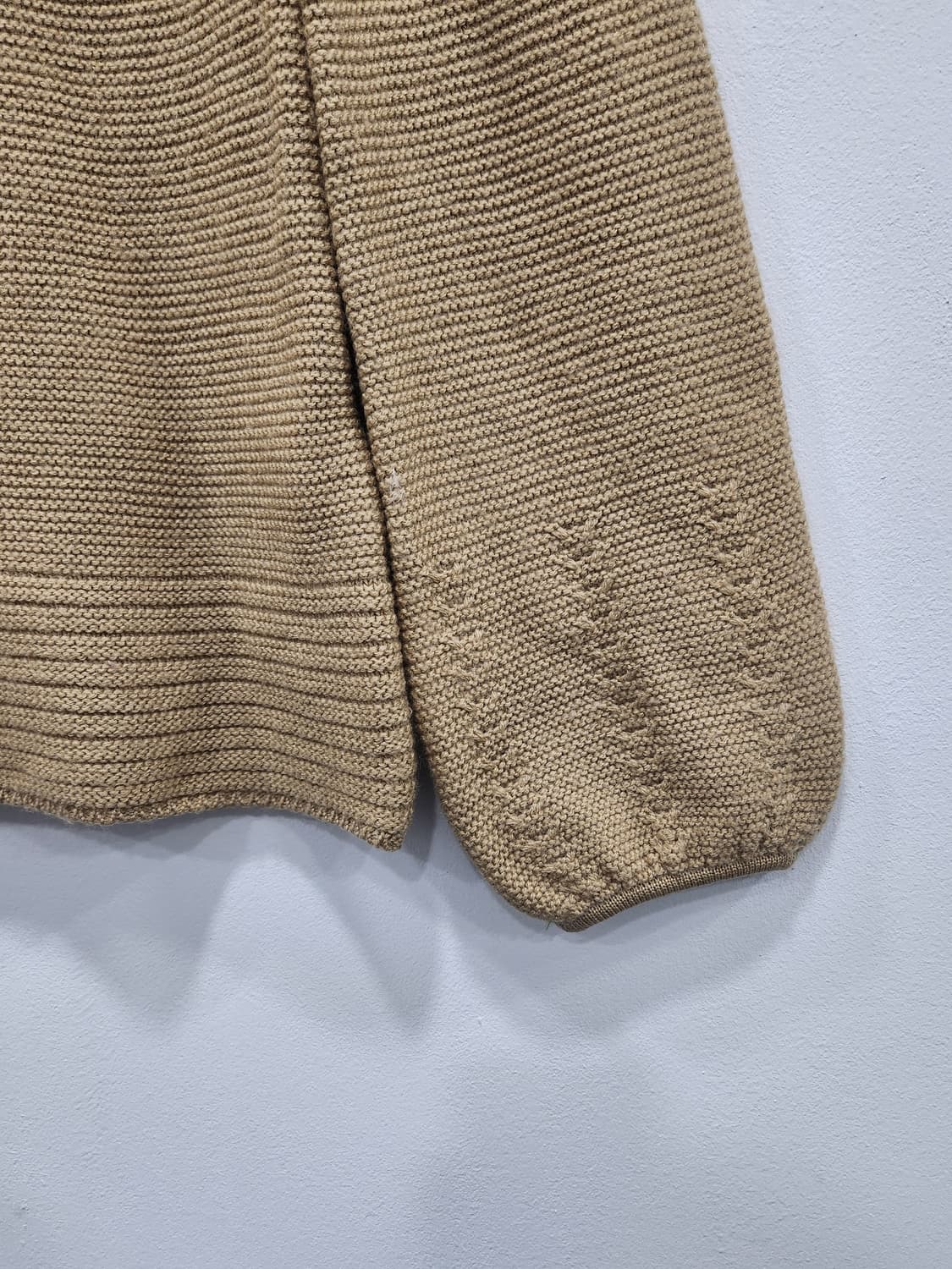 플라밍고 골지 니트 베이지 여성 90~95사이즈 상품이미지3