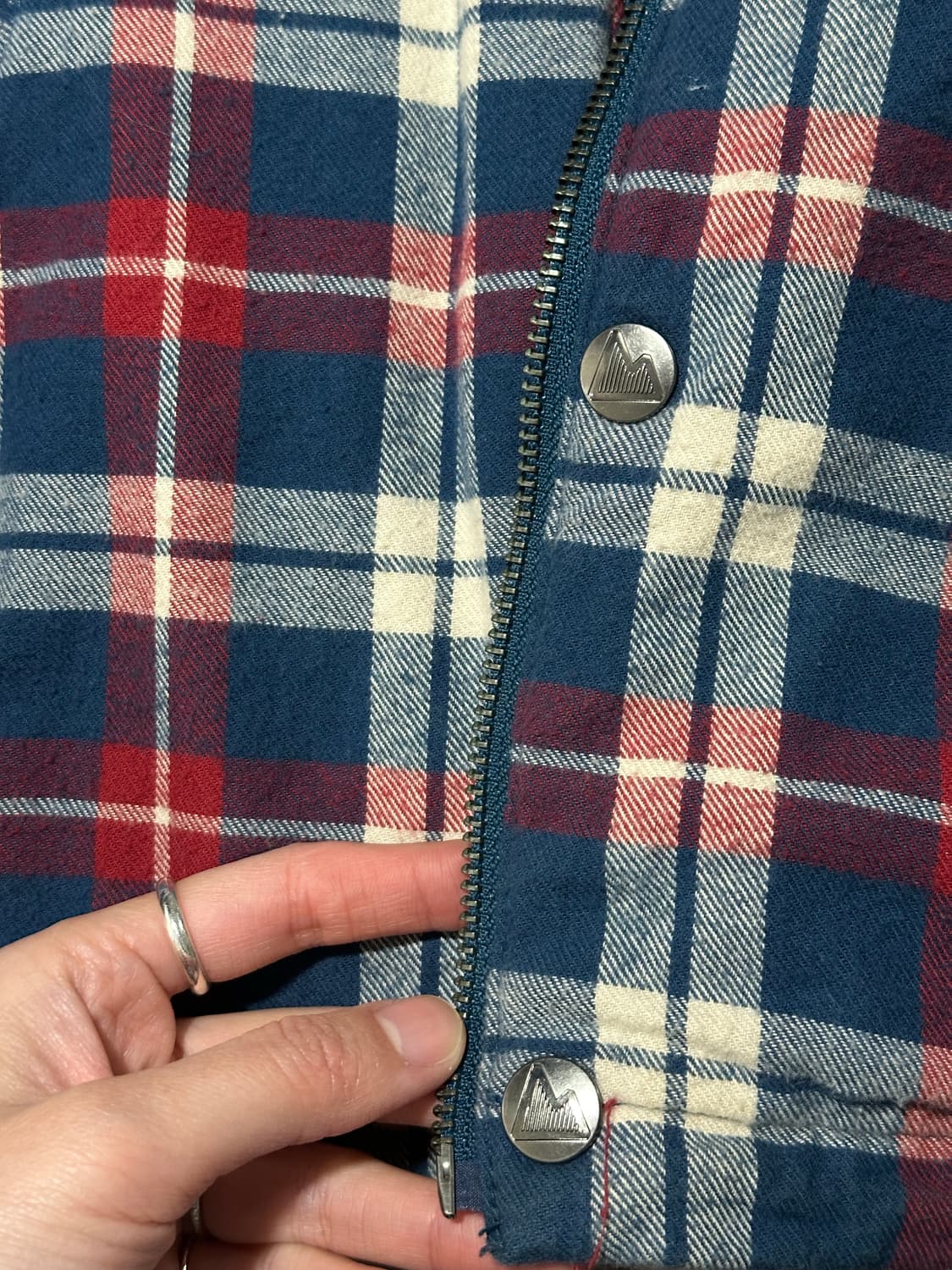 양면 리버시블 플란넬 윈드브레이커 상품이미지5