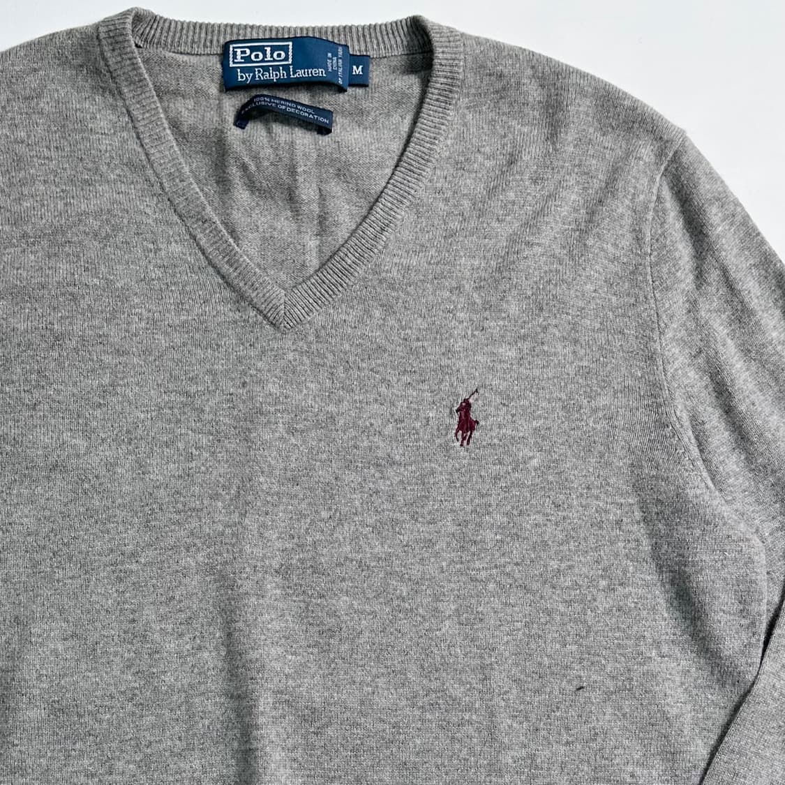폴로 랄프로렌 그레이 메리노 울 니트 상품이미지3