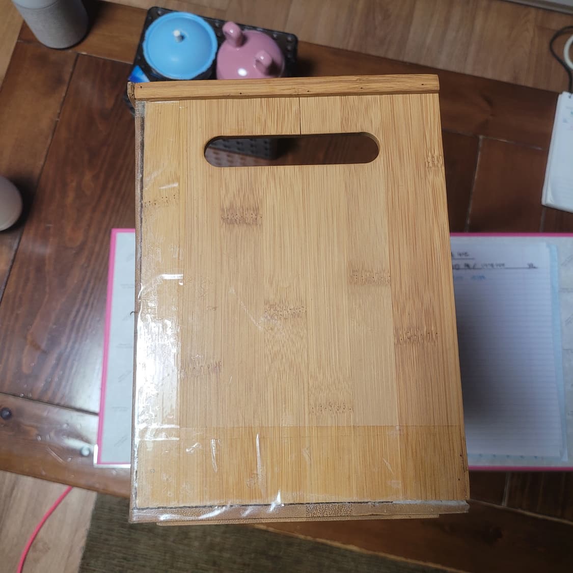 원목 4단 CD&DVD 랙/ 스택커블 수납반 상품이미지4