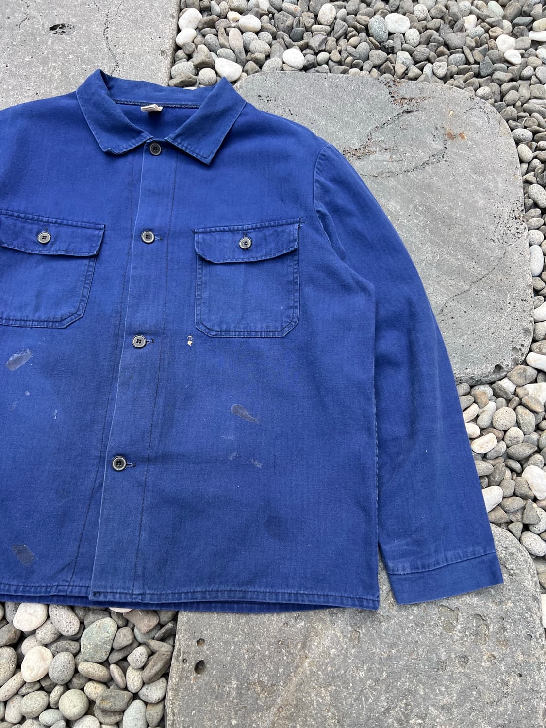 OLD GEKRUMPFT 2POCKET HBT 빈티지프렌치워크자켓 상품이미지4