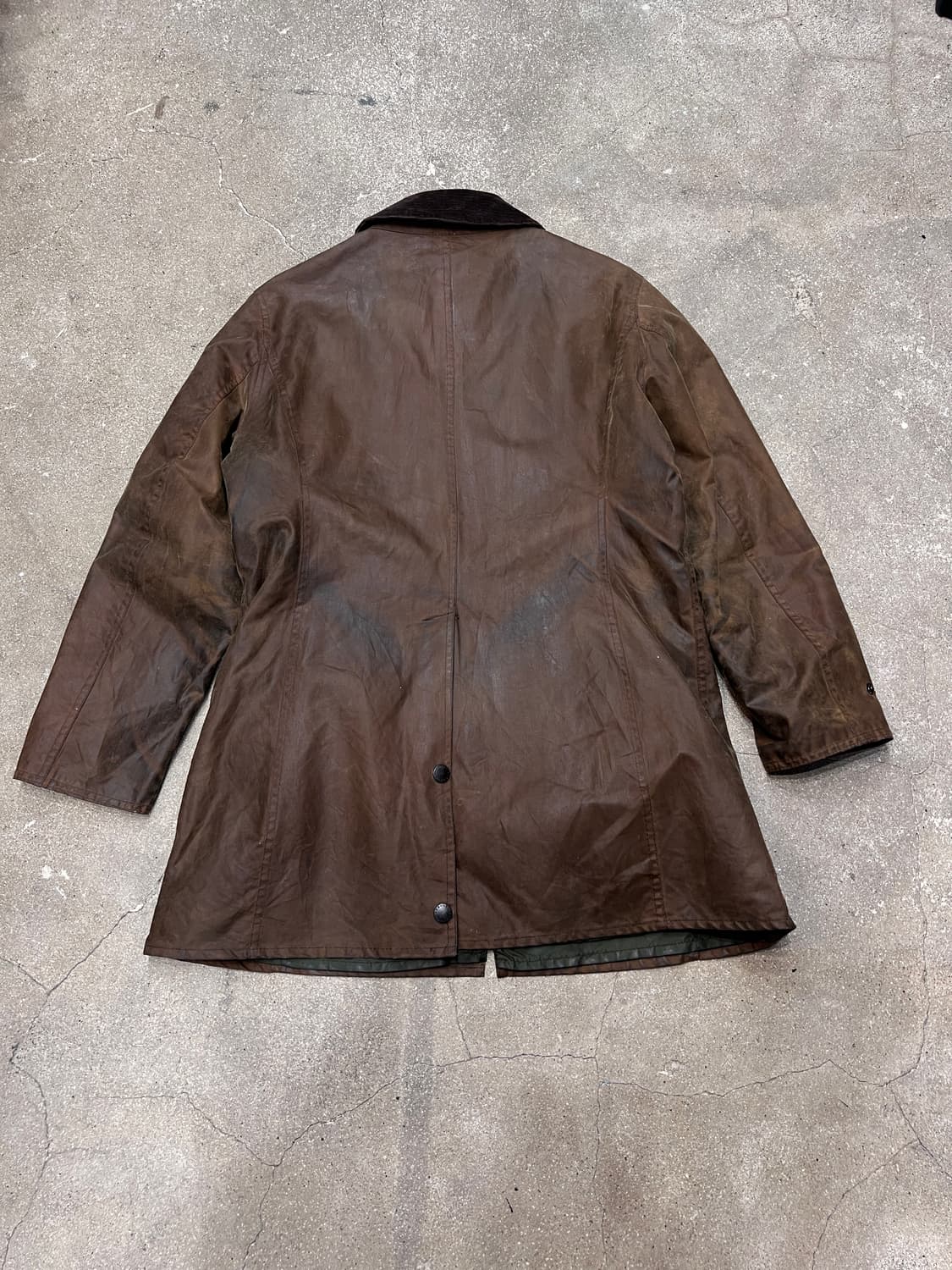 바버 뉴마켓 영국 베이지 왁스 재킷 상품이미지2