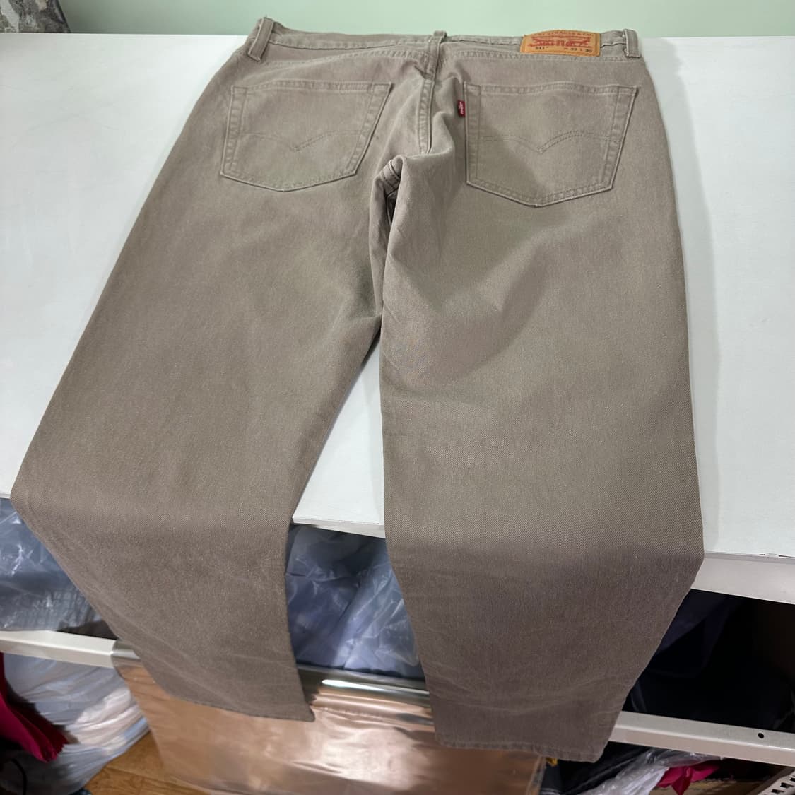 M-L 리바이스511 슬림핏 베이지 데님팬츠 청바지 상품이미지3