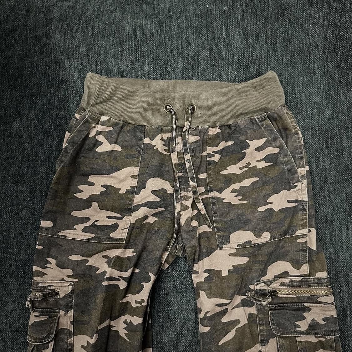 camo cargo string pants 상품이미지2