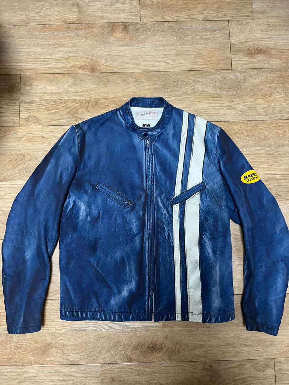 준야와타나베x베르베르진x베이츠레더 자켓 인디고 상품이미지1