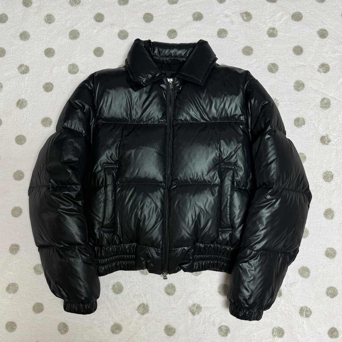 플랙 검정 패딩 상품이미지1