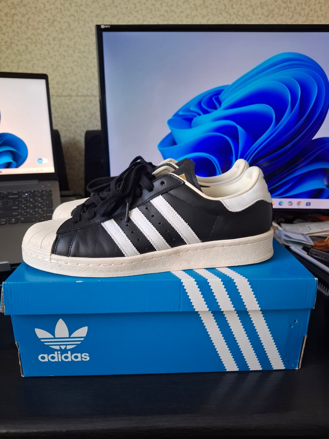 아디다스 슈퍼스타 82 블랙 280mm 상품이미지2