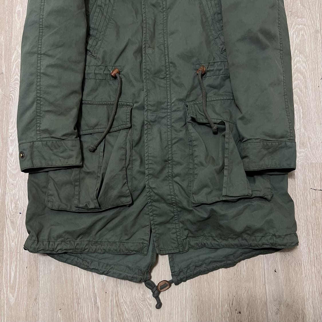 지프 여성 밀리터리 안감내피 후드 야상 점퍼 FREE  상품이미지4