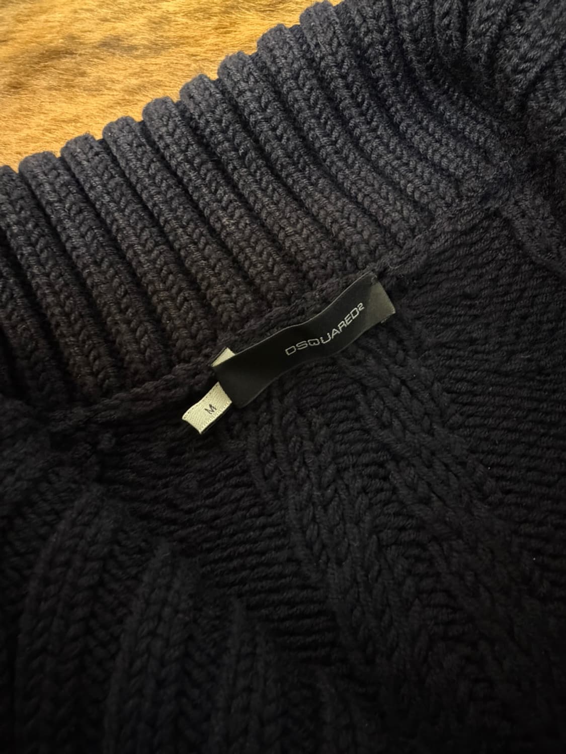 디스퀘어드2 빅 카라 케이블 가디건  상품이미지4