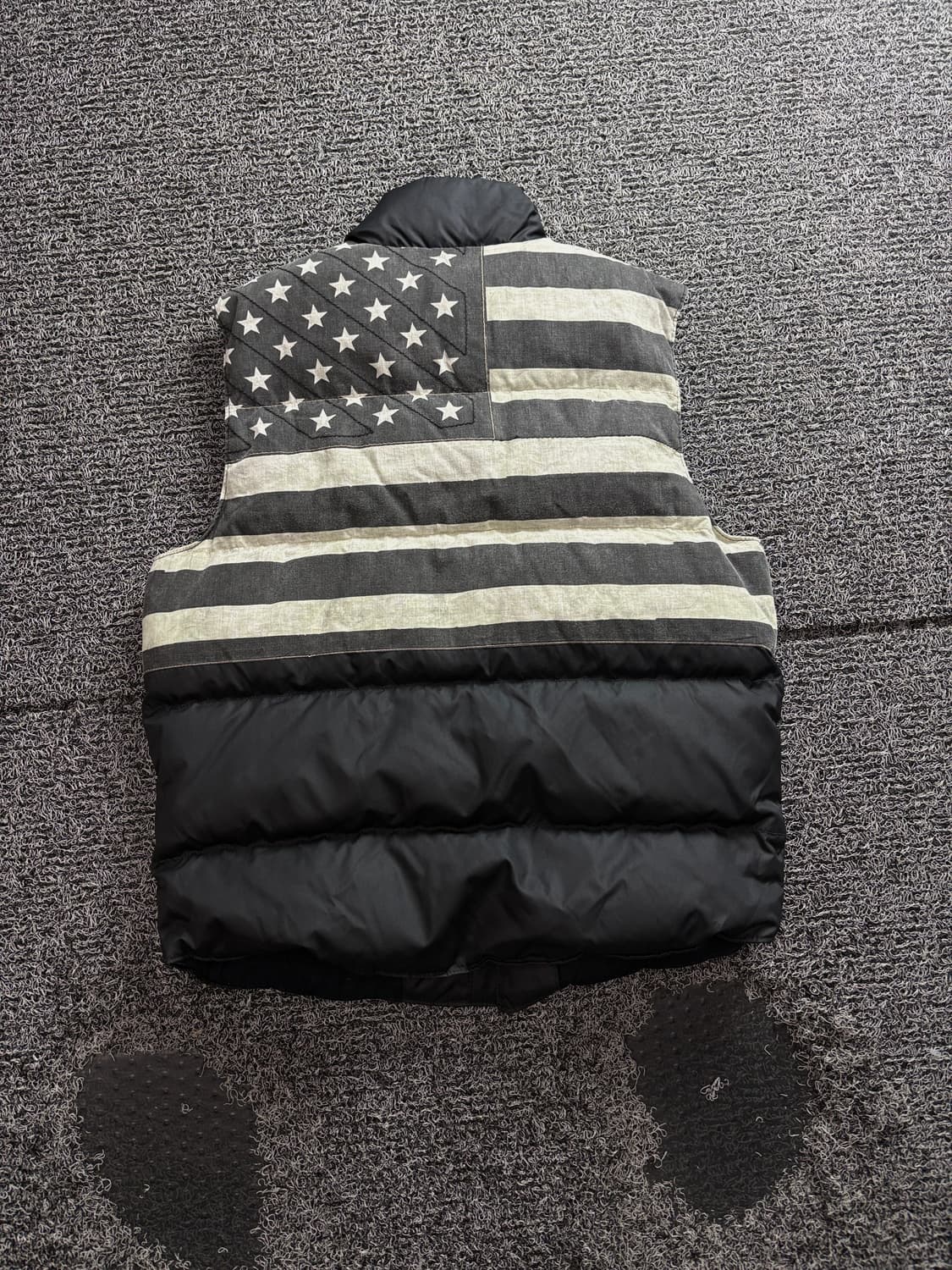 (시즌오프세일)폴로 데님엔서플라이 성조기 빅로고 아메카지 푸퍼 베스트 상품이미지5