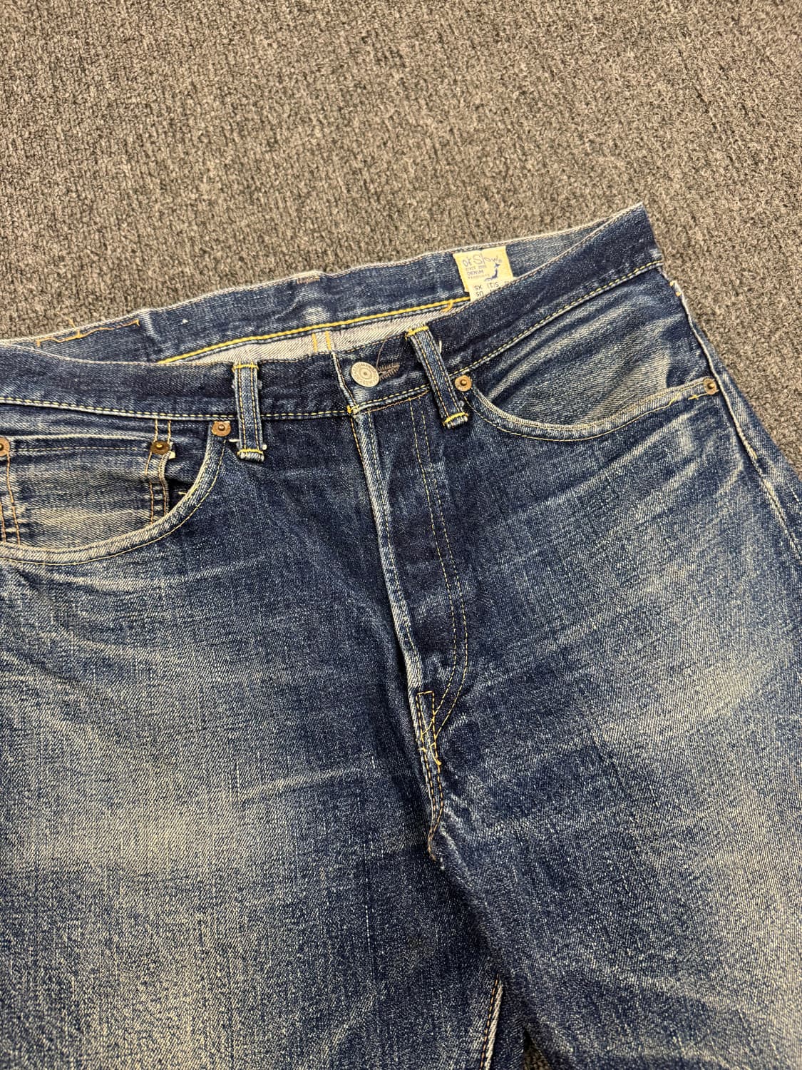 1)오어슬로우 빈티지 워싱 105 데님팬츠 상품이미지4