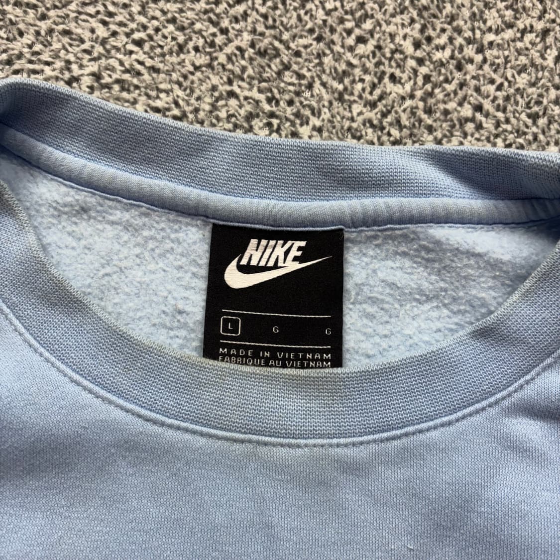 나이키 스카이블루 스몰로고 맨투맨 상품이미지3