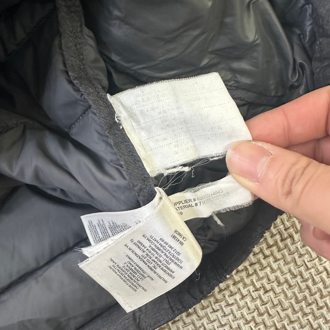 M 폴로랄프로렌 패커블 경량 패딩 조끼 0326D 상품이미지3