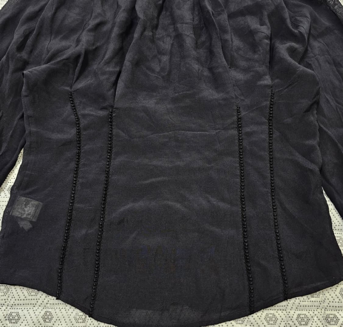 TIME 타임 블랙 블라우스 ~66 상품이미지6