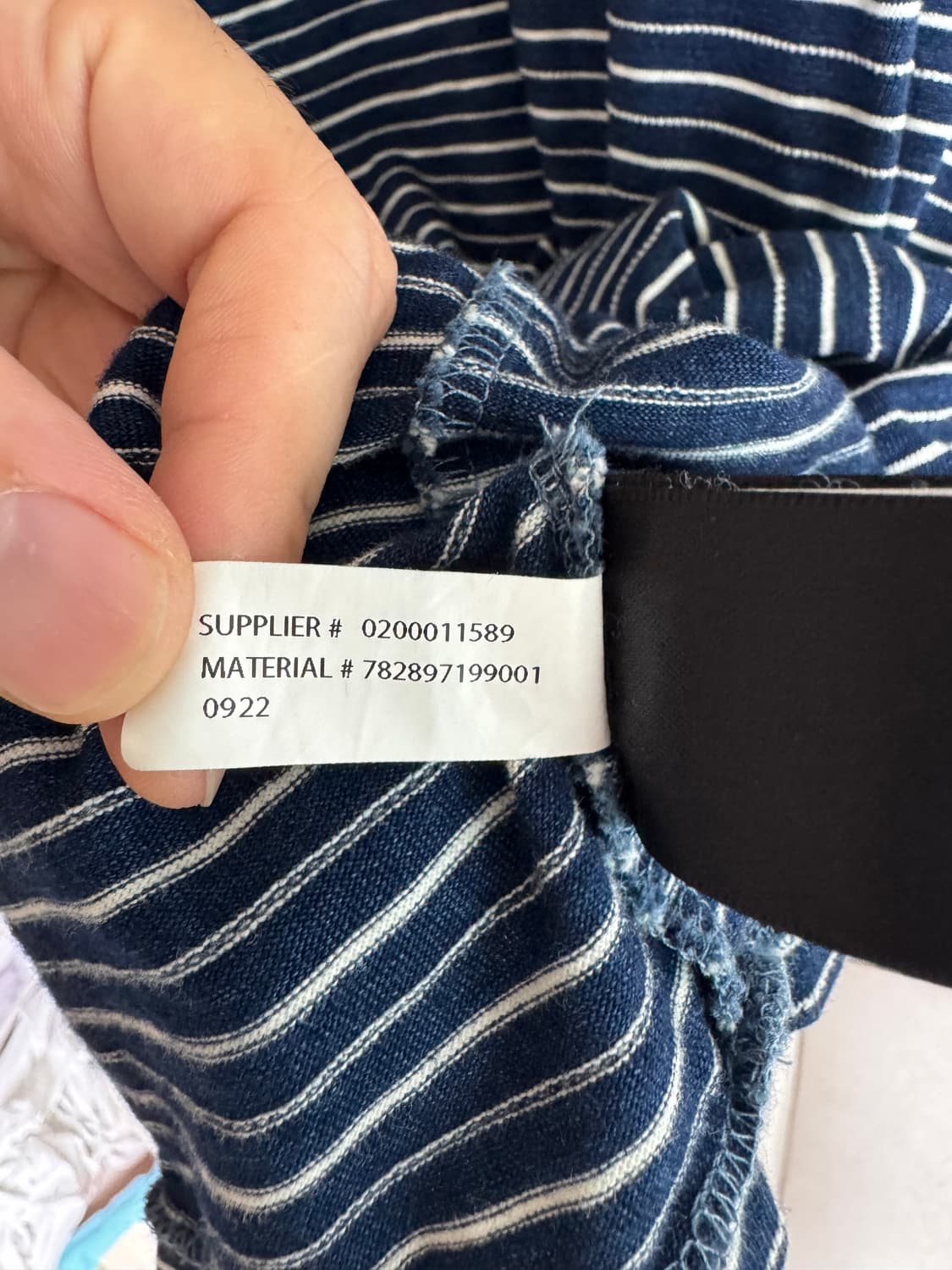 XL 더블알엘 인디고 스트라이프 저지 티셔츠 상품이미지3