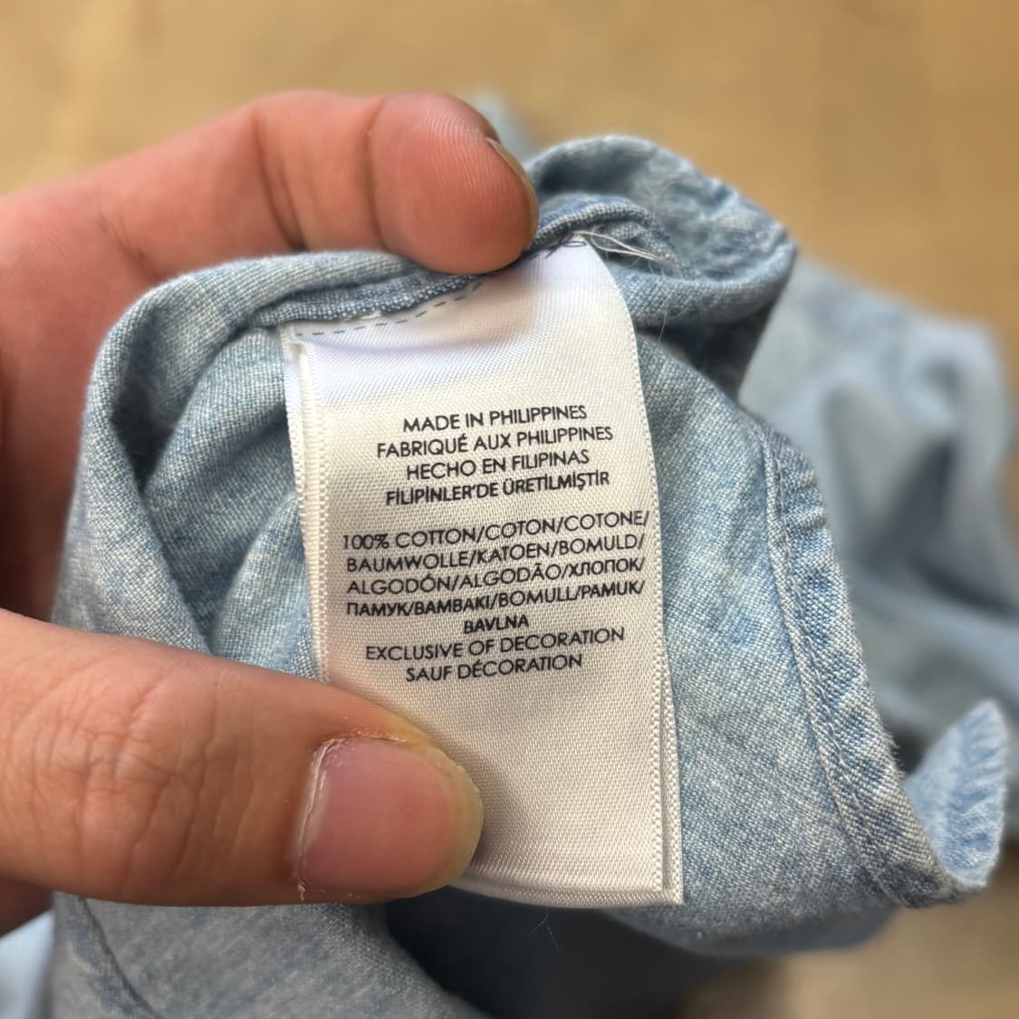 S 폴로랄프로렌 샴브레이 셔츠 상품이미지5