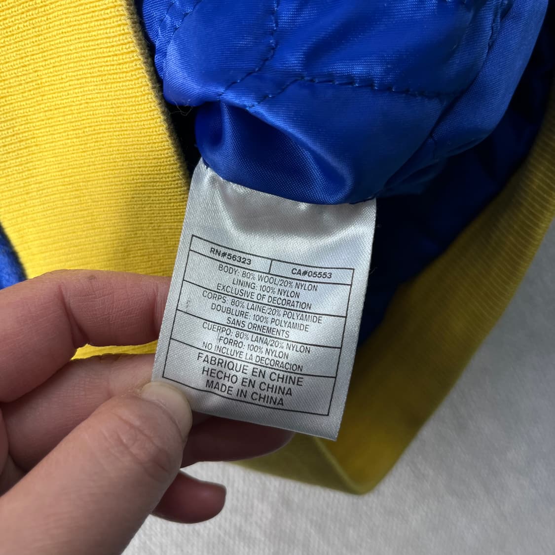 100 나이키 X 슈프림 스타장 슈나장 블루 2007 바시티 자켓 상품이미지9