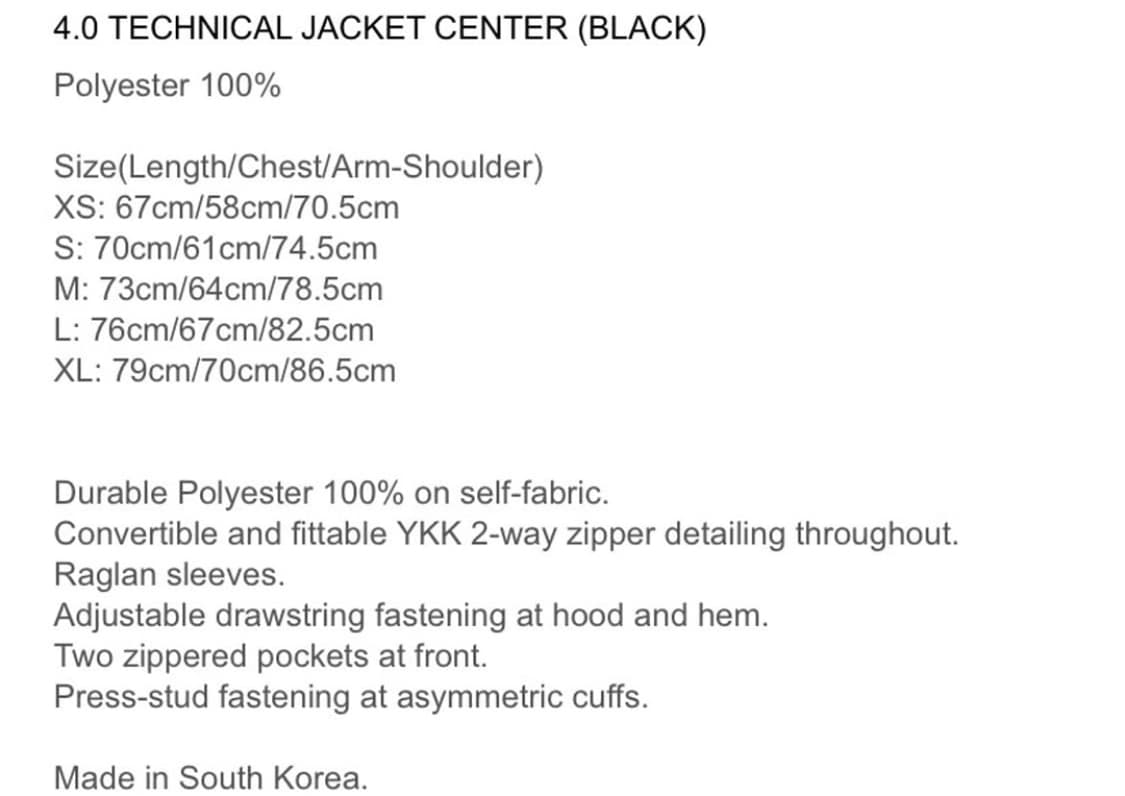 [M] 파프 4.0 테크니컬 자켓 블랙 상품이미지3
