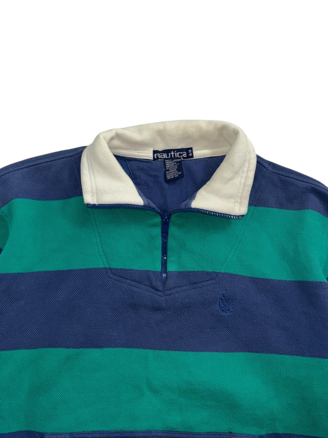 빈티지 Nautica 노티카 반집업 스웻셔츠 니트 맨투맨 상품이미지7