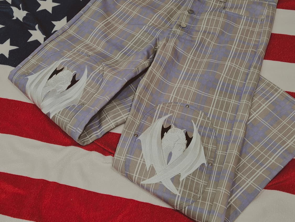 어와일드뱃보이즈 데빌 체크 팬츠 awildbatboyz 상품이미지6