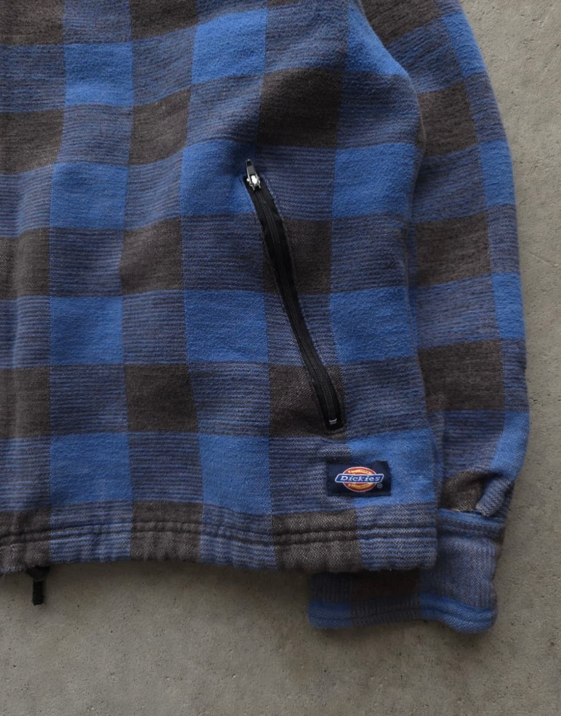 90s dickies heavy flannel zip 상품이미지4