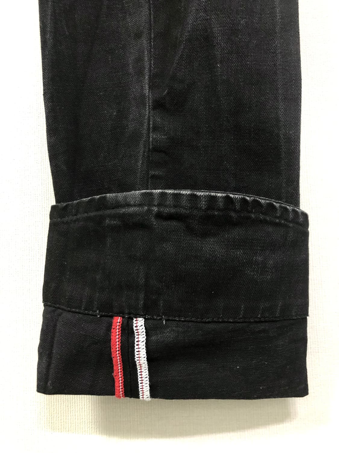 Evisu 에비수 흑청 엔지니어드진 데님팬츠 블랙 청바지 34 상품이미지7