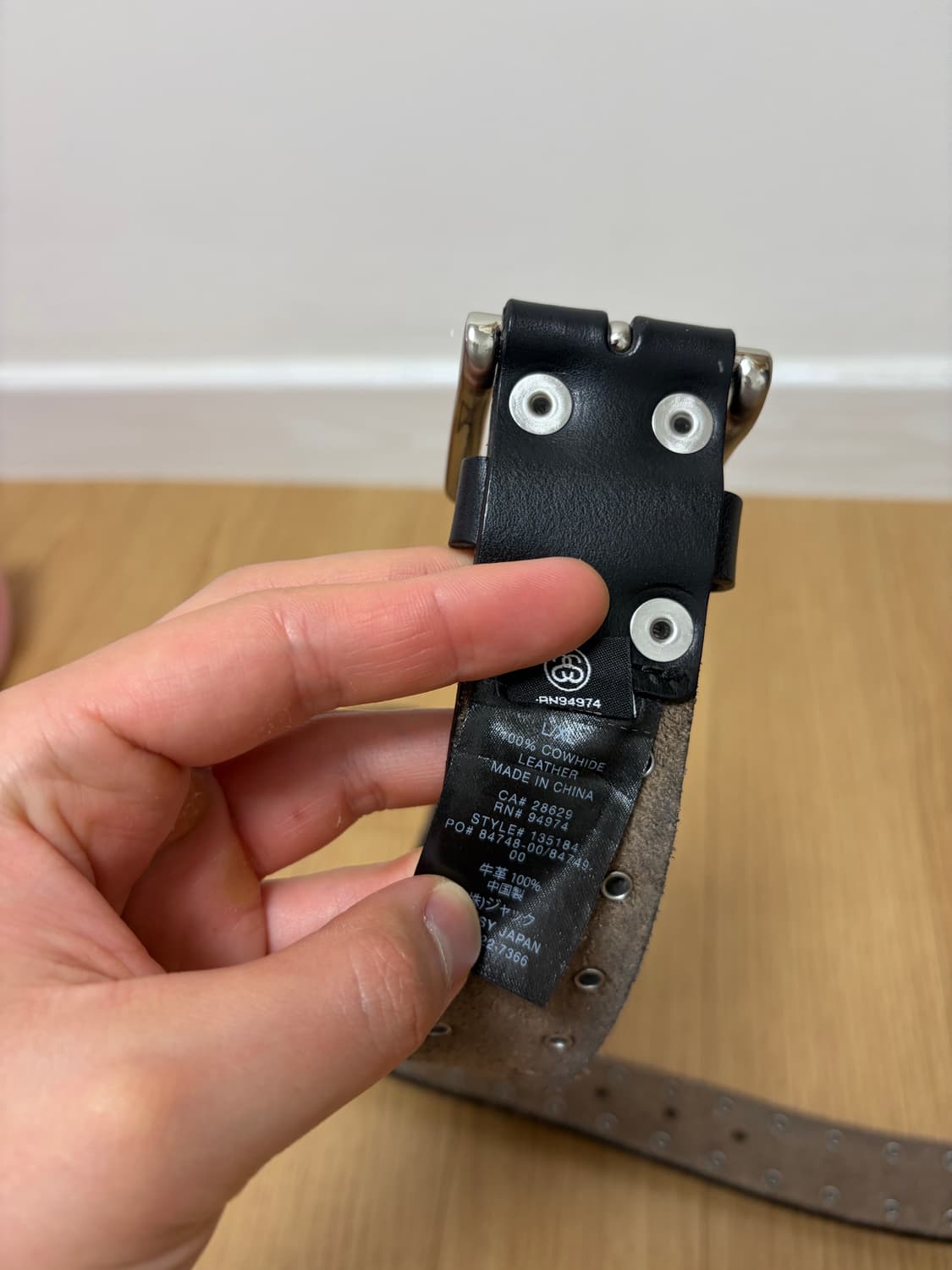 스투시 8볼 스터드 벨트 상품이미지4