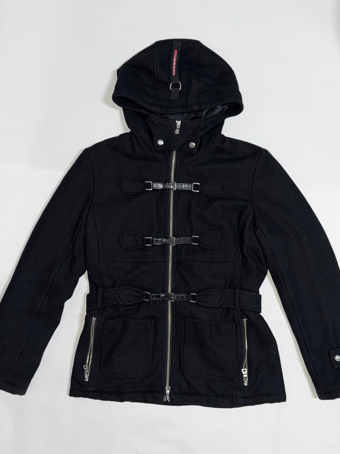 프라다 스포츠 후드 버클 코트 상품이미지2