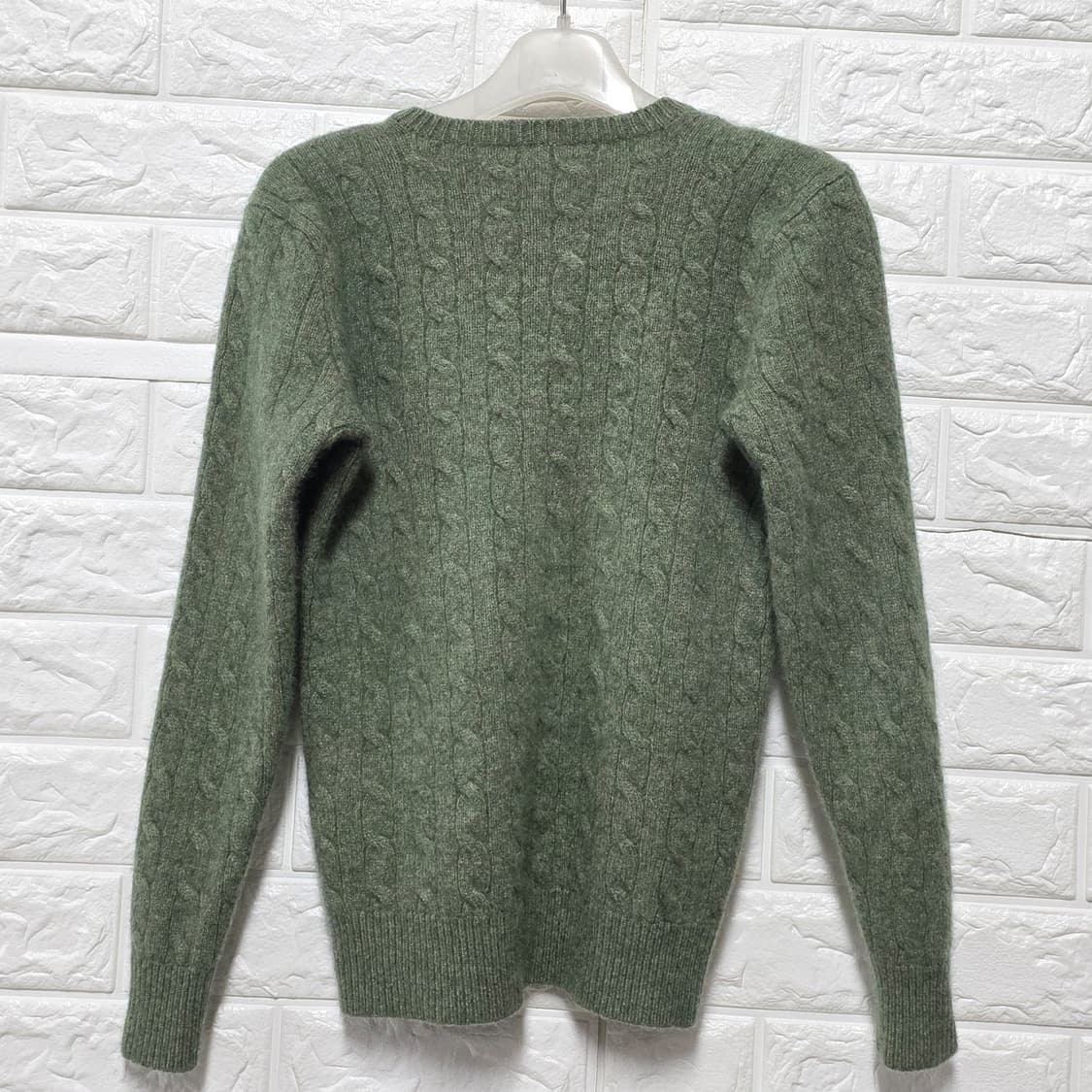 택포_ 폴로랄프로렌 캐시미어 100% 케이블 니트XS 상품이미지4