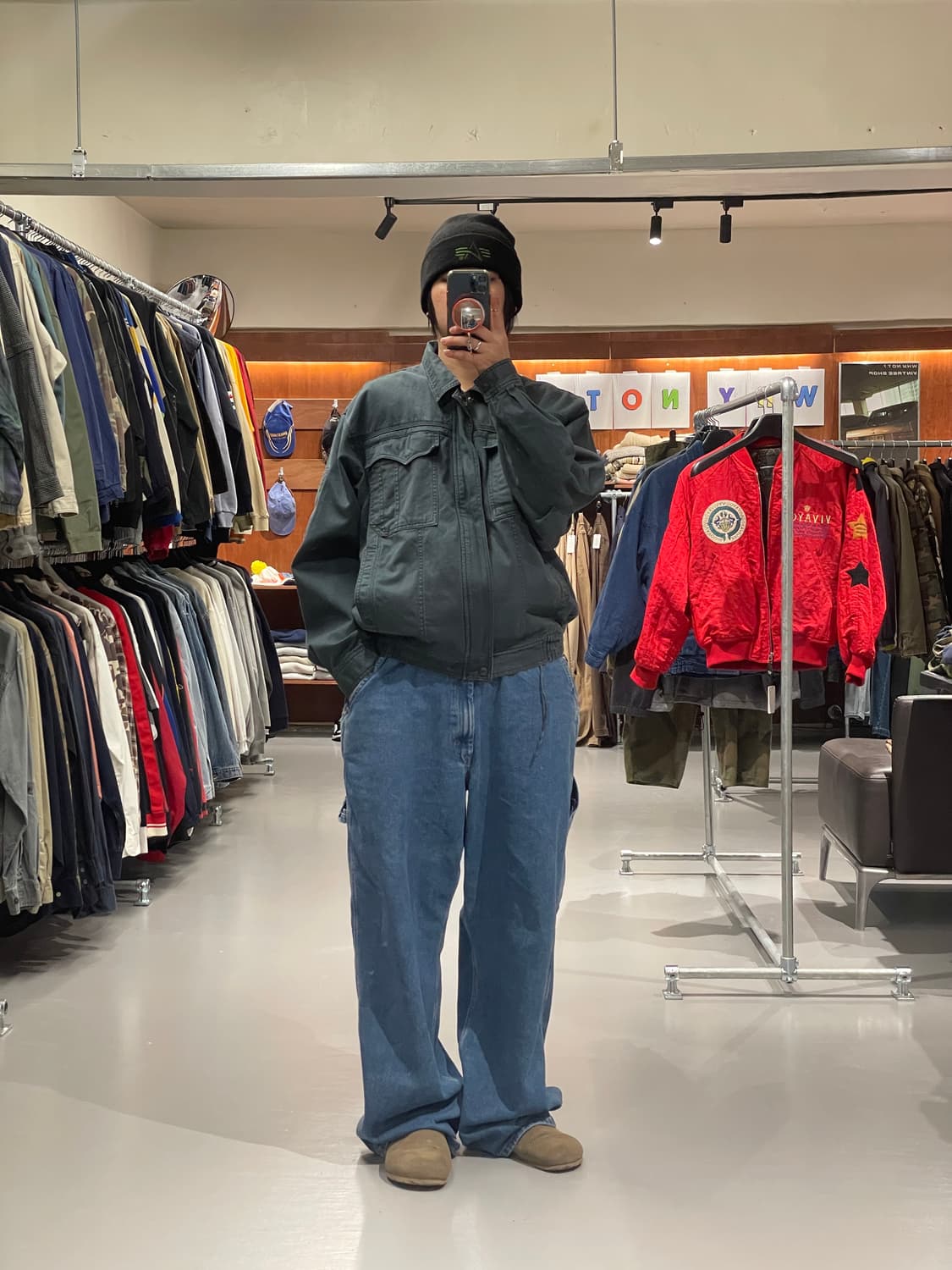 빈티지 워크 자켓 상품이미지2