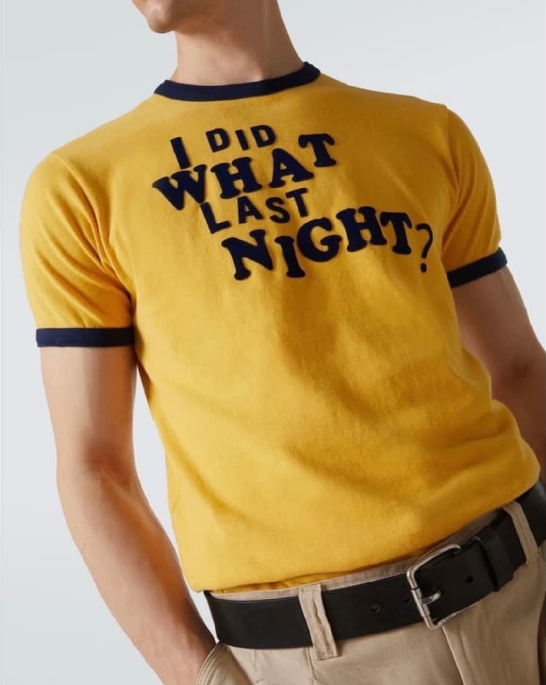 (단시간1착)I Did What Last Night Ringer 티셔츠 상품이미지4