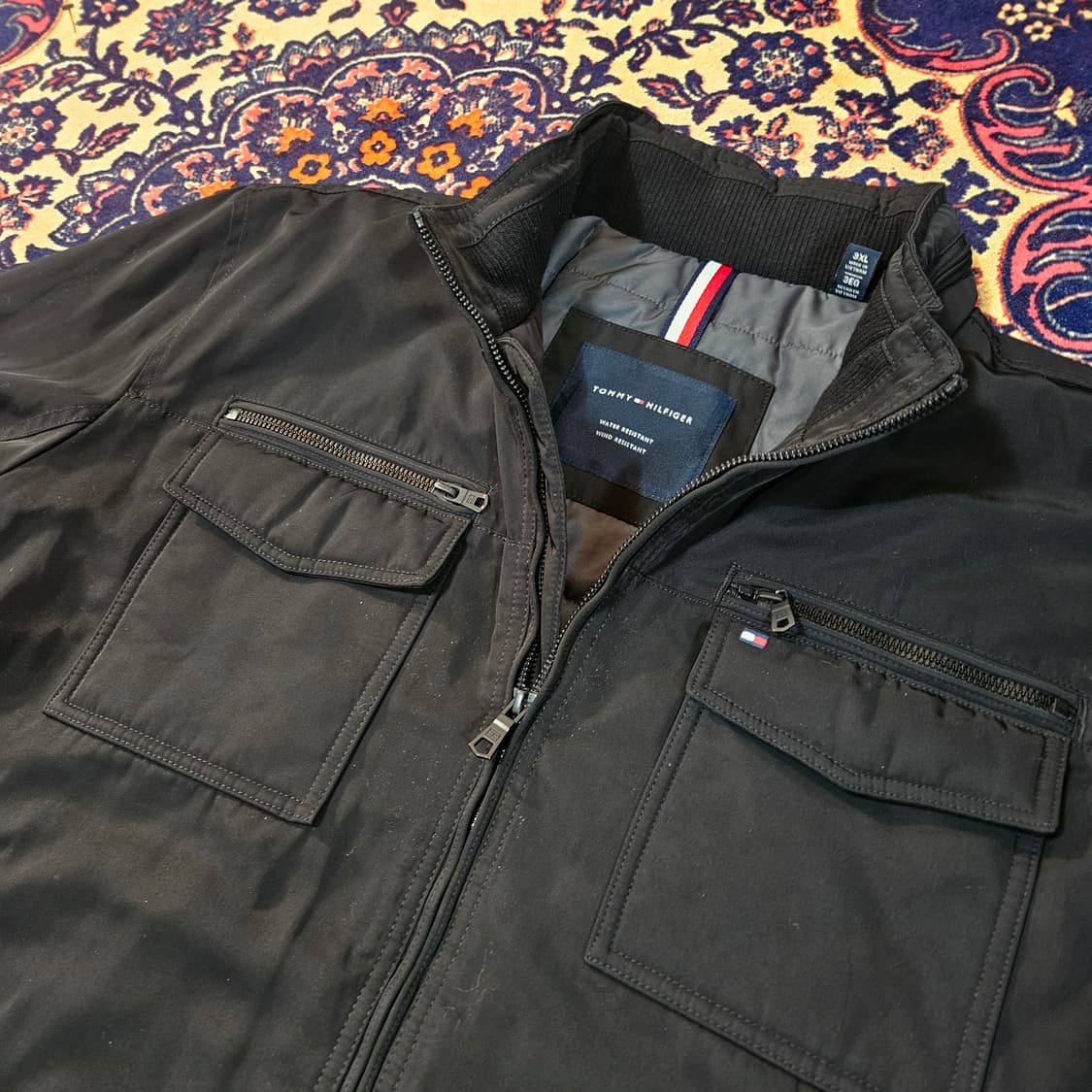 타미힐피거 유틸리티 멀티포켓 나일론 누빔 야상자켓 3XL 상품이미지2