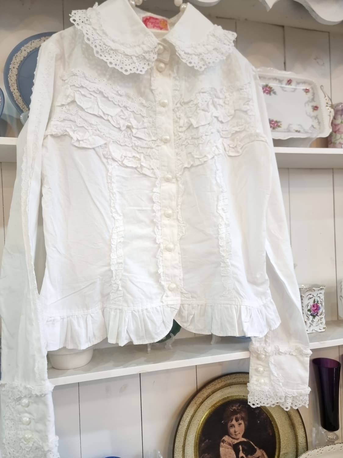 Angelic Pretty(앤젤릭 프리티) 화이트 프릴 블라우스 상품이미지8