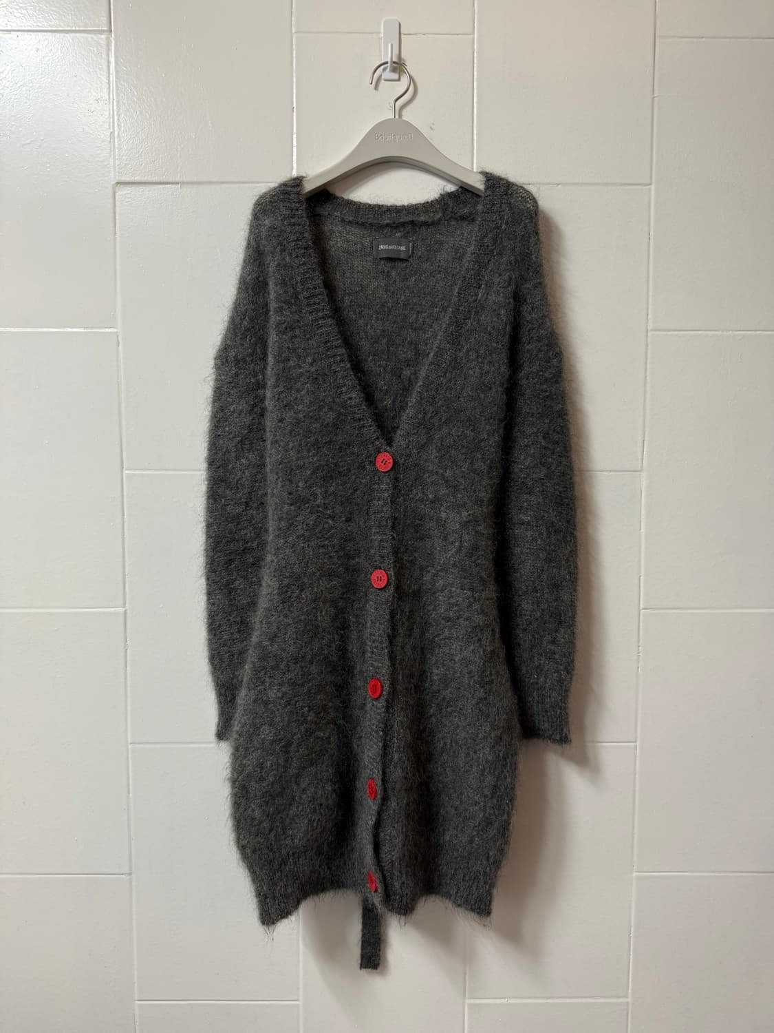 쟈딕앤볼테르 벨트 버튼다운 가디건 상품이미지1