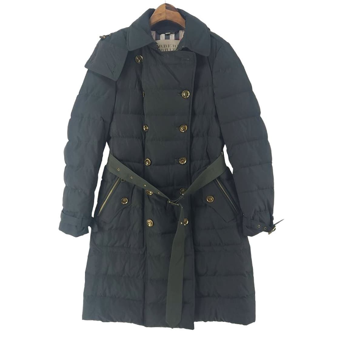 [여M]버버리브릿 카키 구스 패딩 코트[Y61-149] 상품이미지1