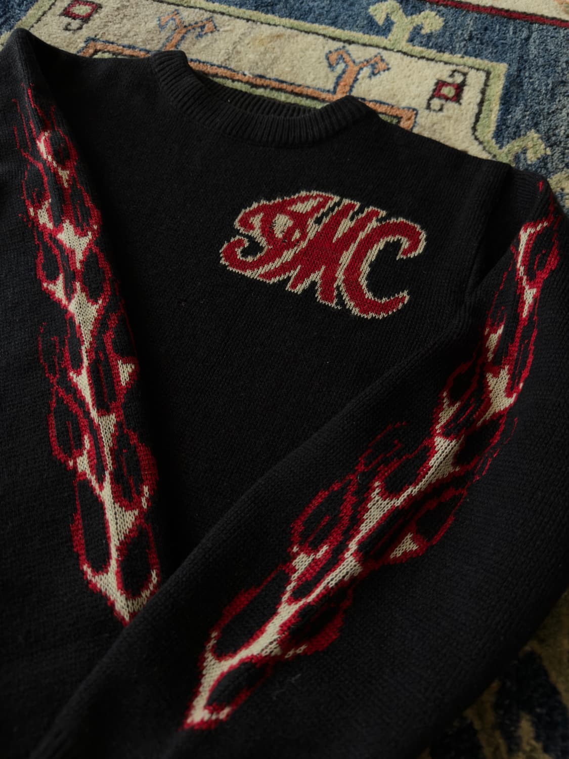 Indian Motorcycles Flame Knit Sweater 상품이미지3