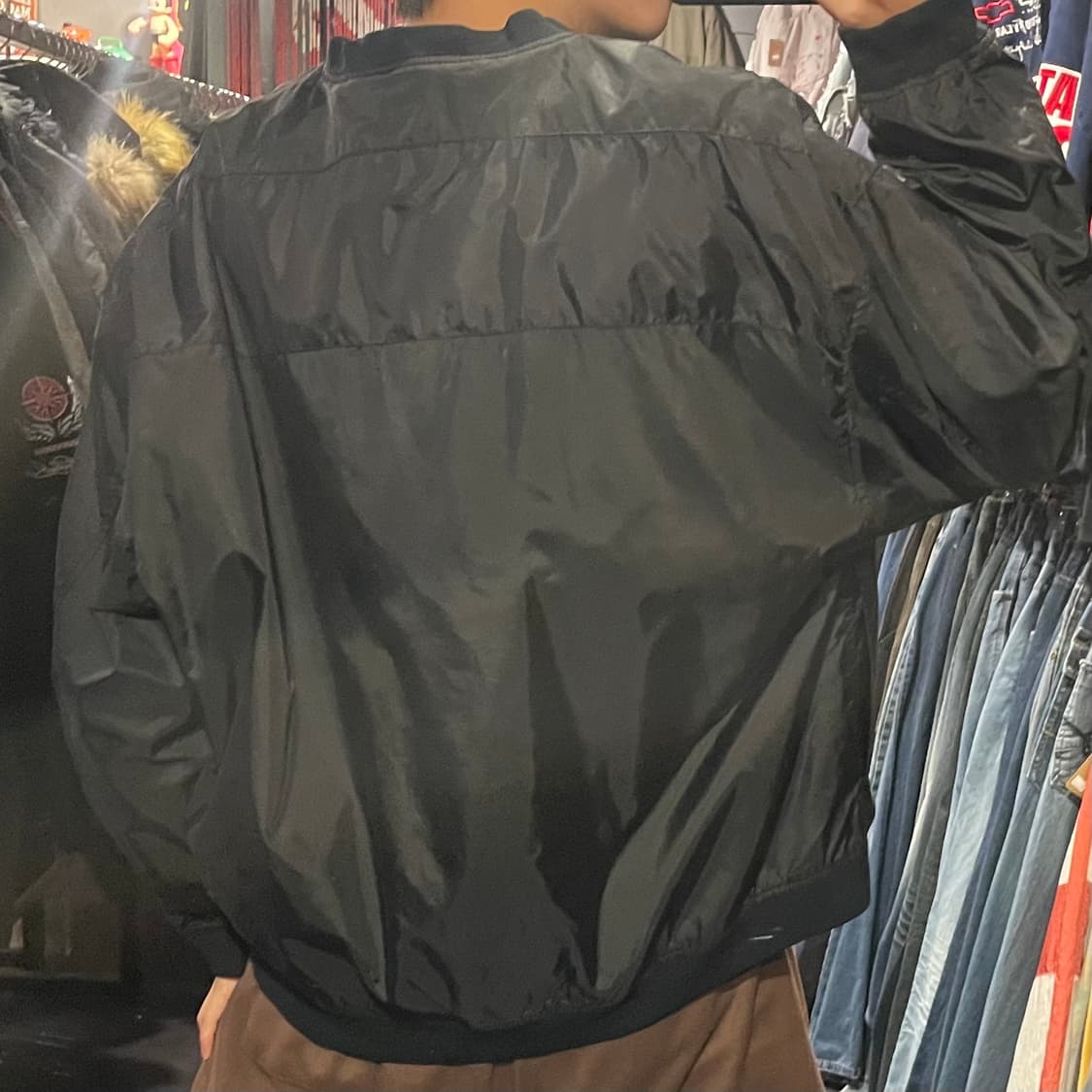 [IM]나이키 빅스우시 로고 웜업 블랙 상품이미지6