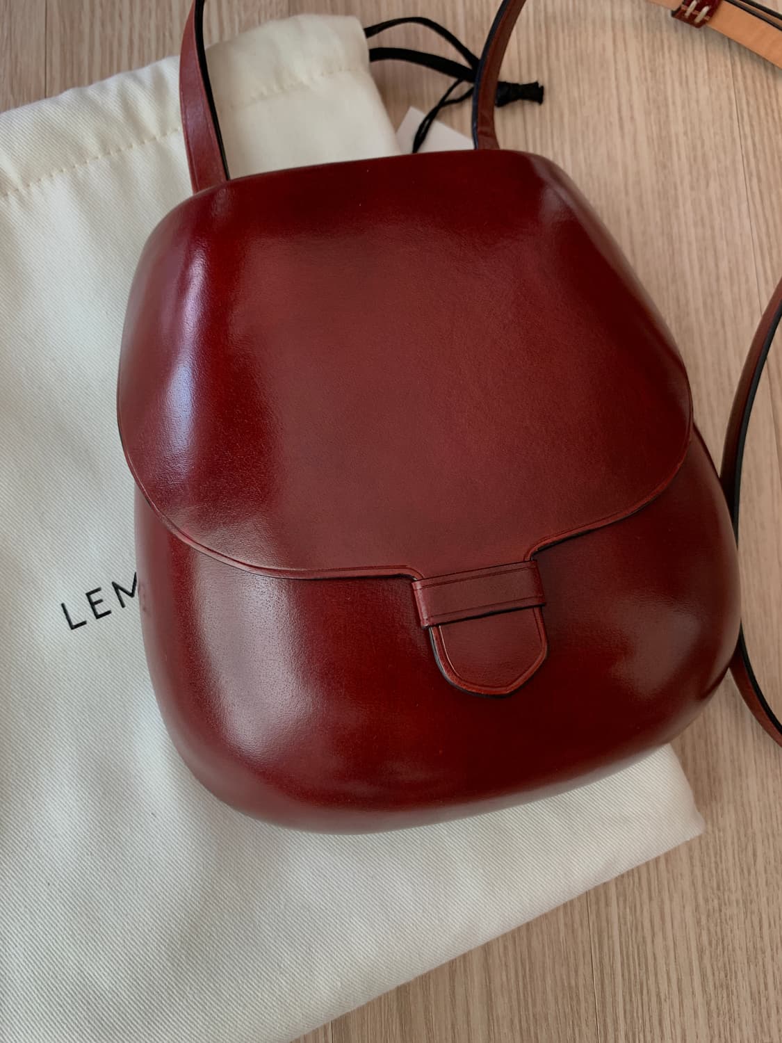 르메르 커트리지백 버건디 lemaire 상품이미지2