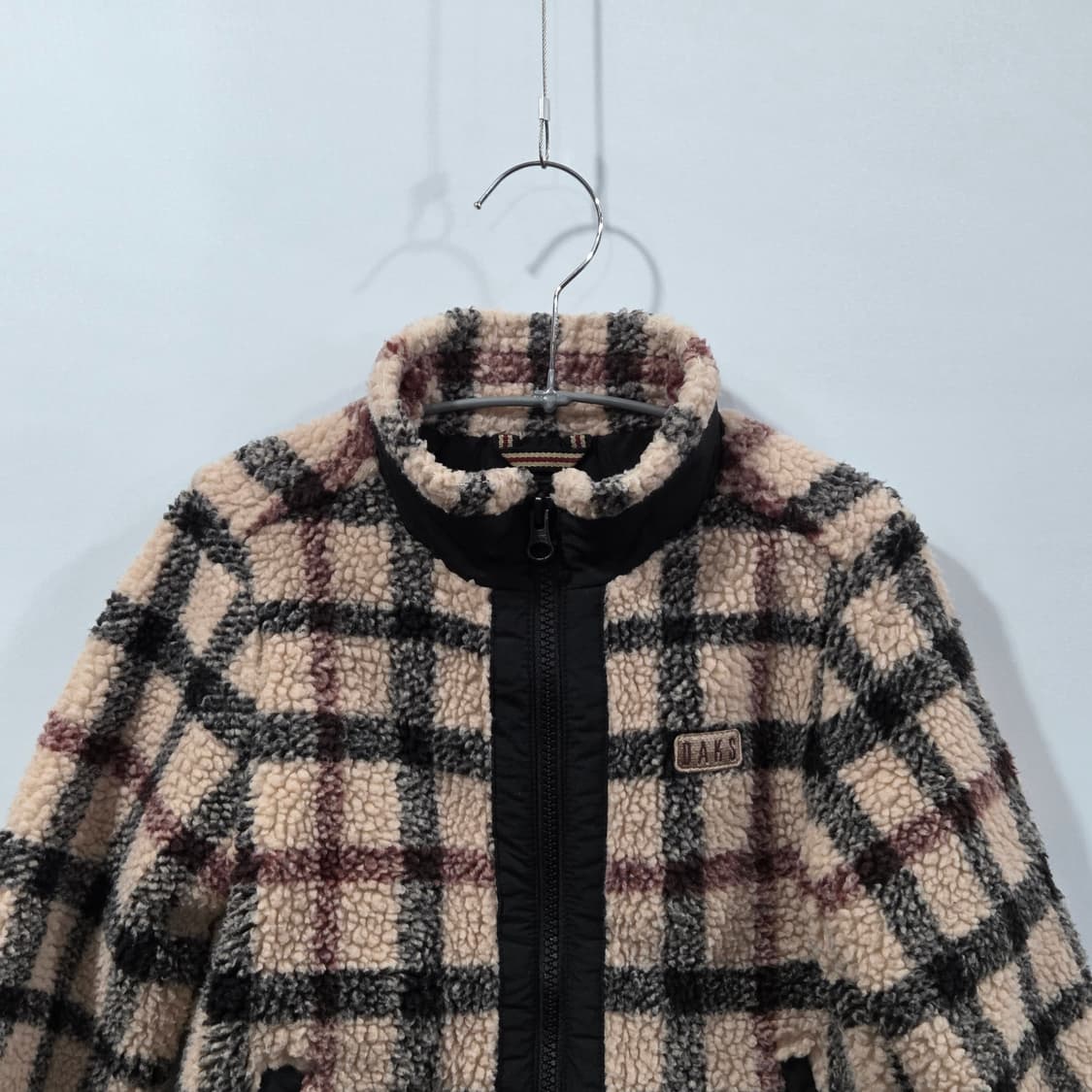 닥스 키즈 체크 플리스 자켓 110(5Y) 상품이미지2