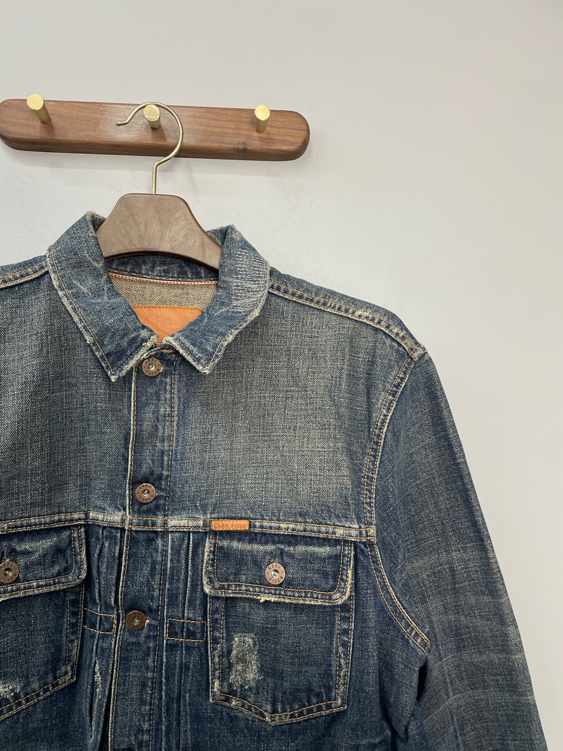 에즈라 피치 데미지 데님 트러커 자켓 H1676 상품이미지3