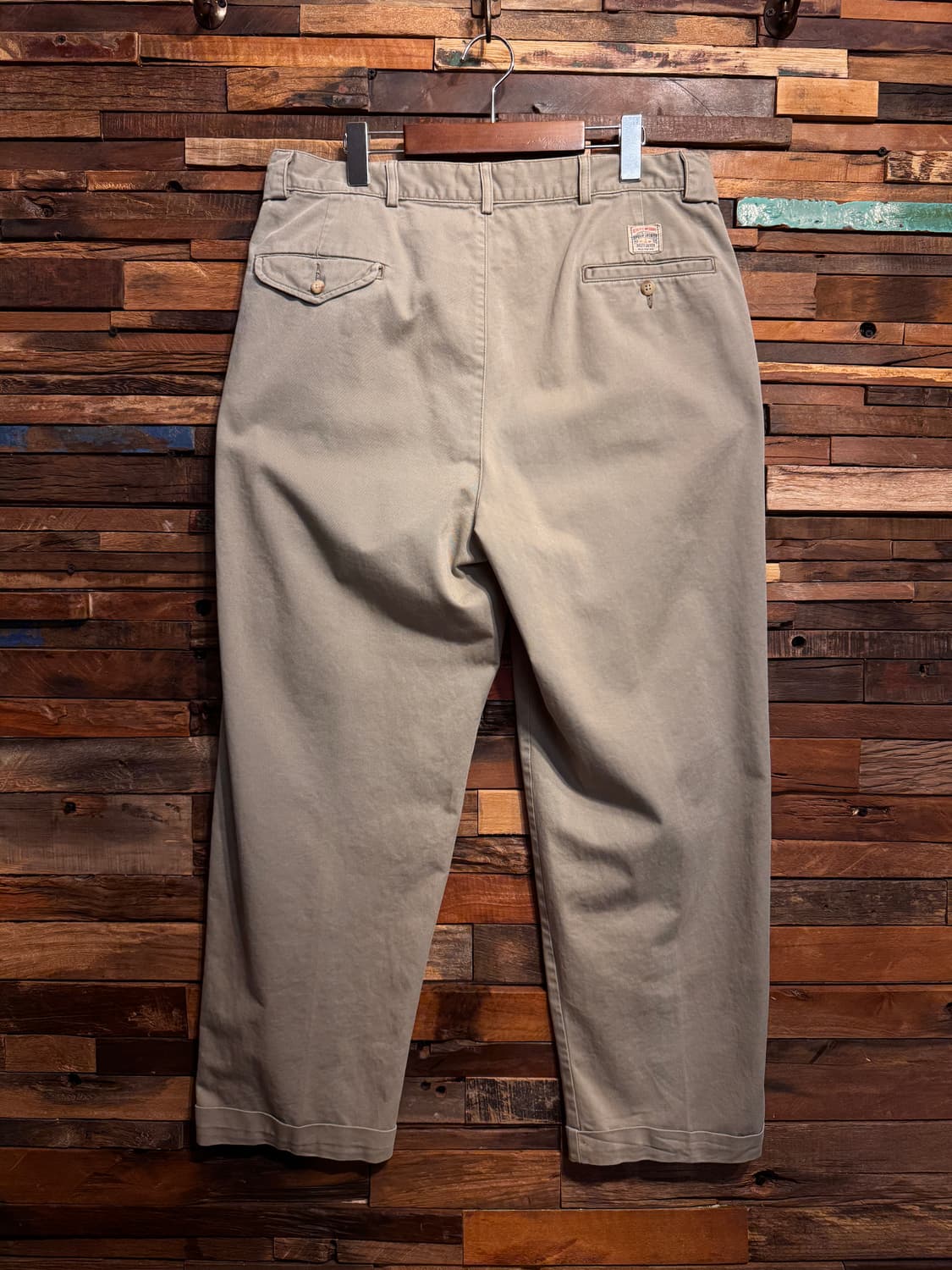 90‘s 폴로 랄프로렌 투턱 치노팬츠 Made In USA (34) 상품이미지2