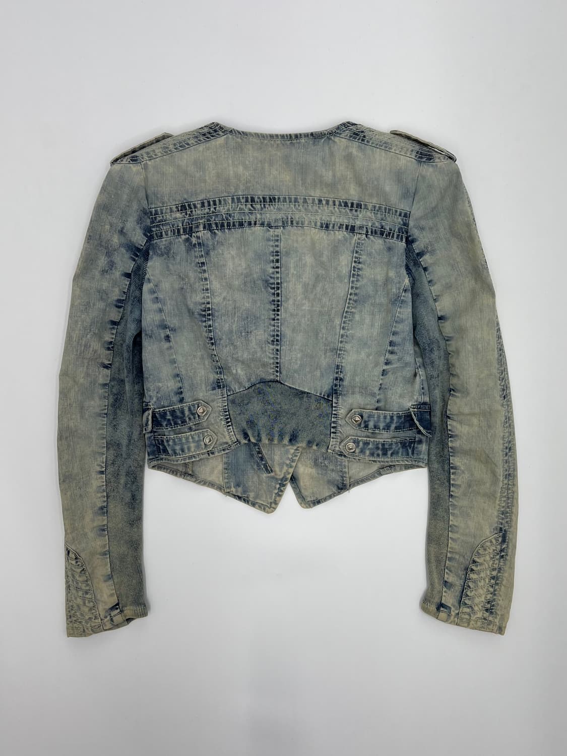 에고이스트 크롭 데님 자켓 상품이미지3