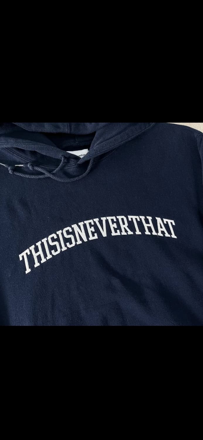 디스이즈네버댓 네이비 후드L 상품이미지2