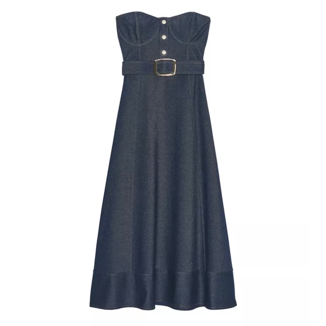 (새상품) 자라 뷔스티에 청 원피스 상품이미지1