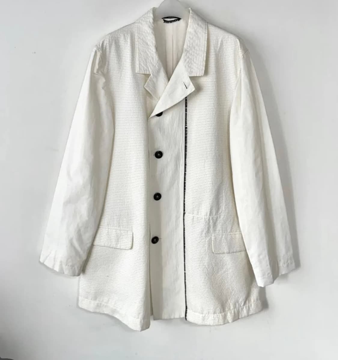 Ann Demeulemeester 앤 드뮐미스터 텍스처 블록 자켓 상품이미지4