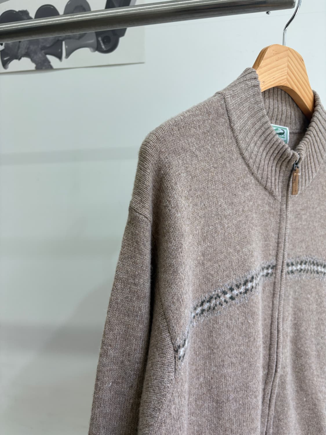 CROCODILE 니트집업 상품이미지3