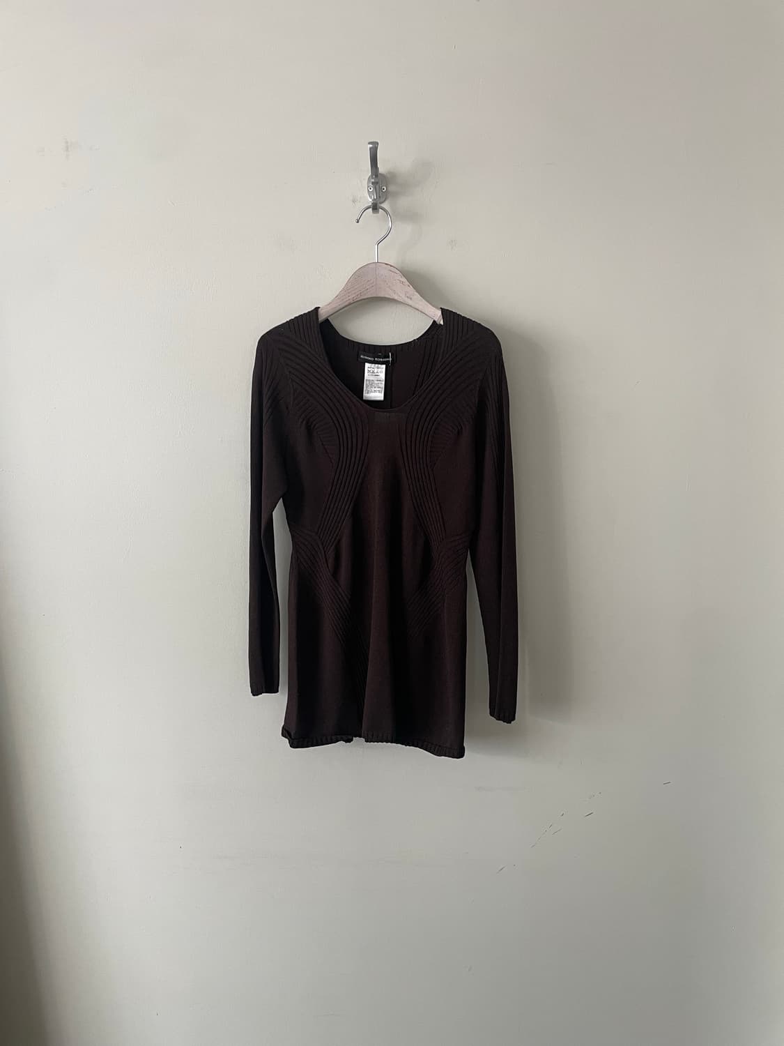 HIROKO KOSHINO rayon knit top 상품이미지1