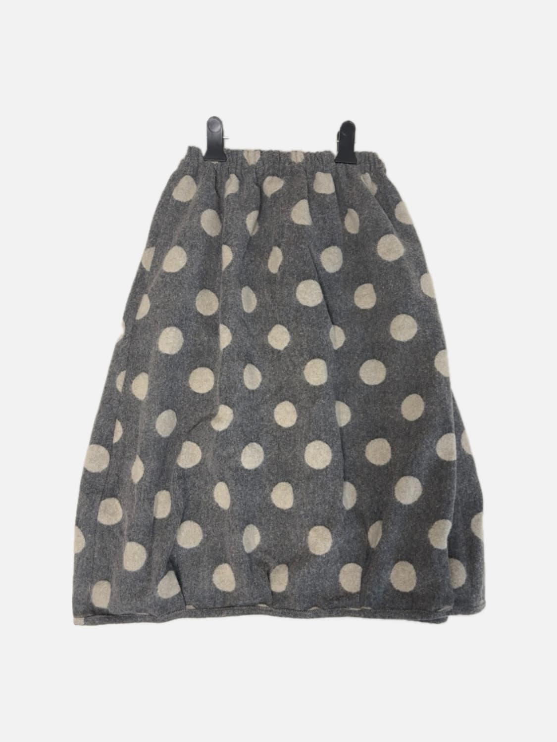도트 롱스커트 그레이 상품이미지1